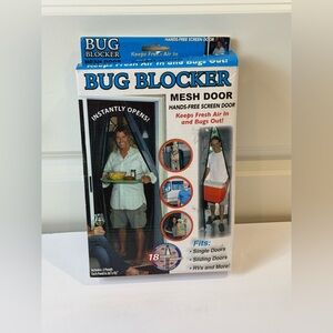 Bug Blocker Mesh Door ~ Hands Free Screen Door ~ NEW